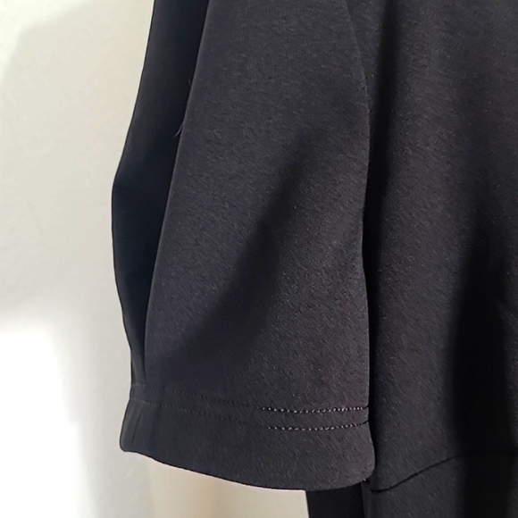 Karl Lagerfeld Elegant Black Scuba Crepe Dress, Size 14, NWT - Picture 7 of 13